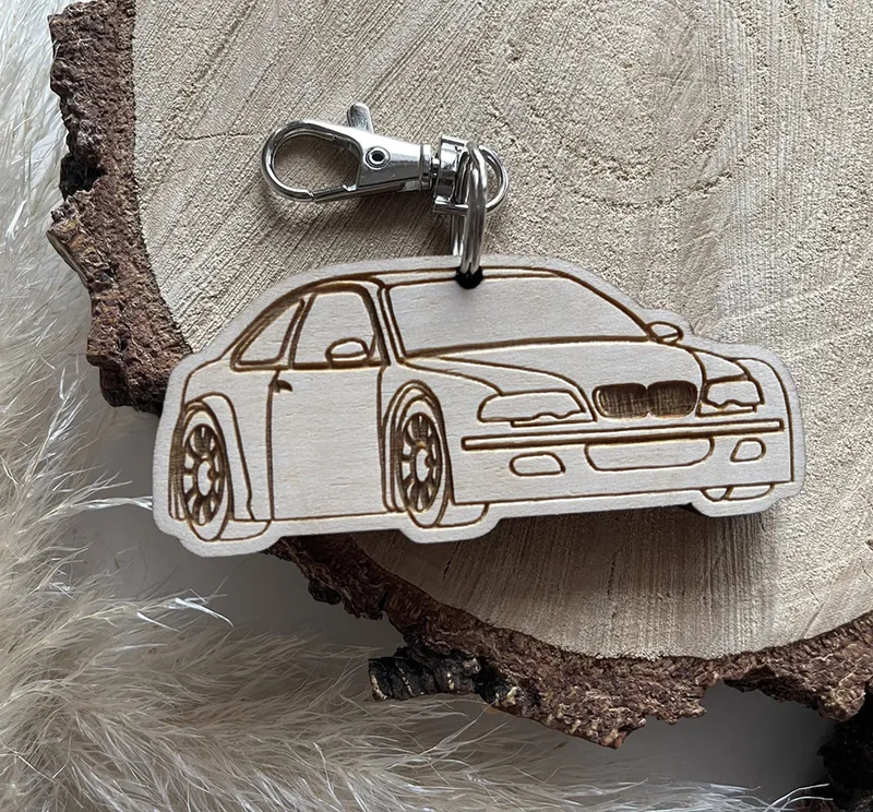 Brelok BMW dla Taty z dowolnym napisem – prezent dla taty kierowcy BMW