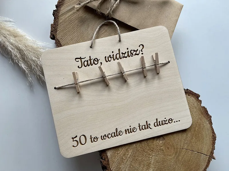 Tabliczka na urodziny.