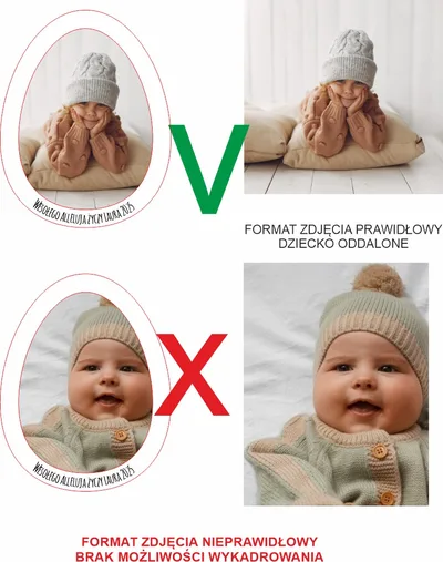 Prezent na Wielkanoc ze zdjęciem – zestaw 4 jajek