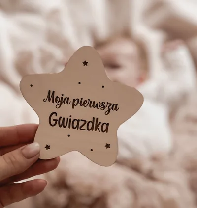 Tabliczka do zdjęć świąteczna z personalizacją – dekoracja na Boże Narodzenie
