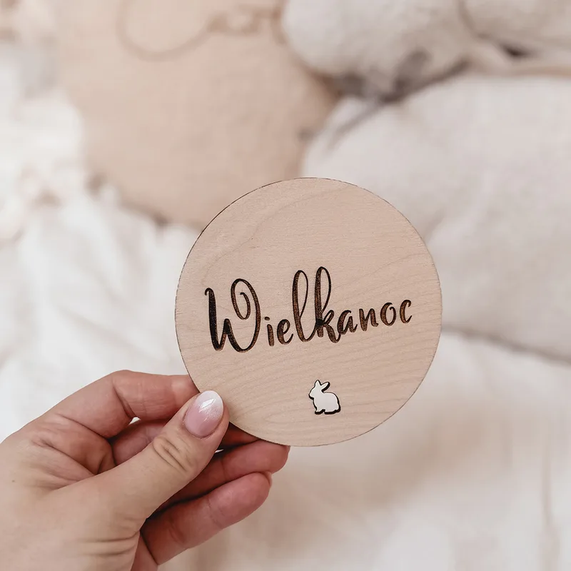 Personalizowana tabliczka wielkanocna do zdjęć