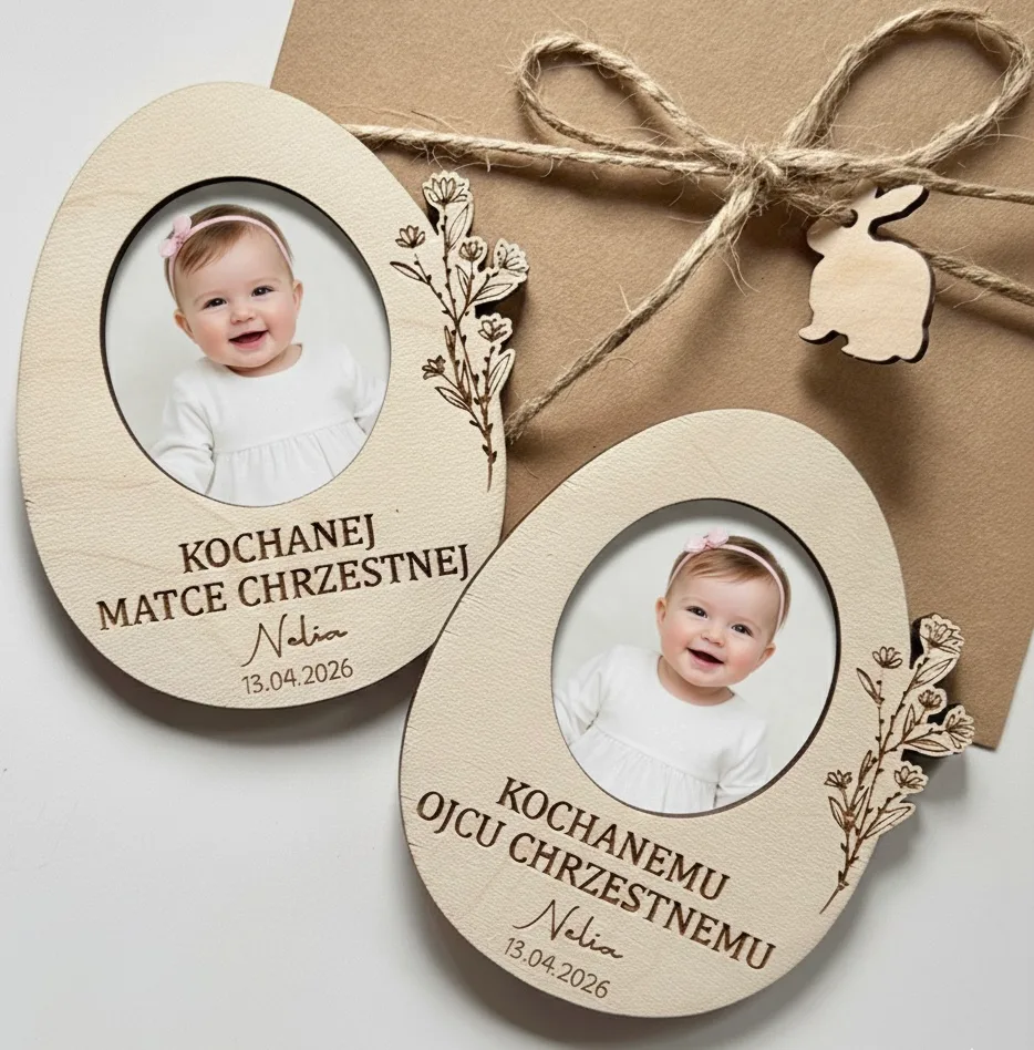 Prezent na Wielkanoc ze zdjęciem – 2 magnesy