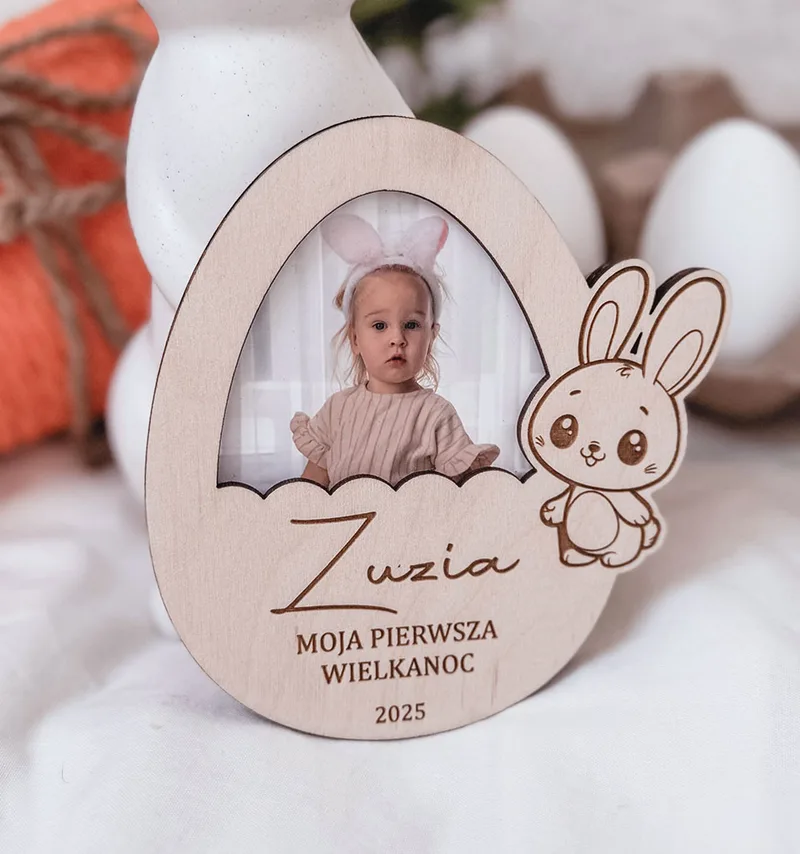 Magnes na Wielkanoc ze zdjęciem i grawerem