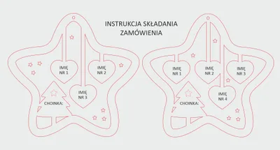 Rodzinna duża bombka choinkowa z personalizacją – gotowa do wręczenia
