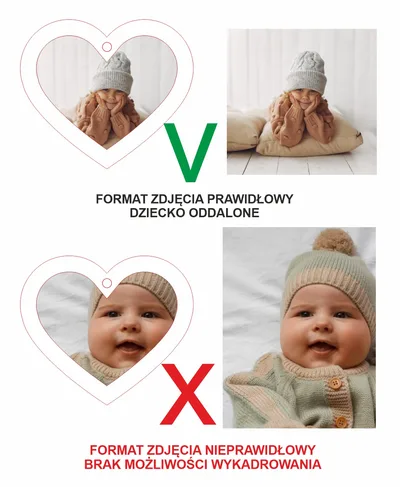 Zawieszka Serduszko ze zdjęciem i napisem – walentynkowy prezent gotowy do wręczenia