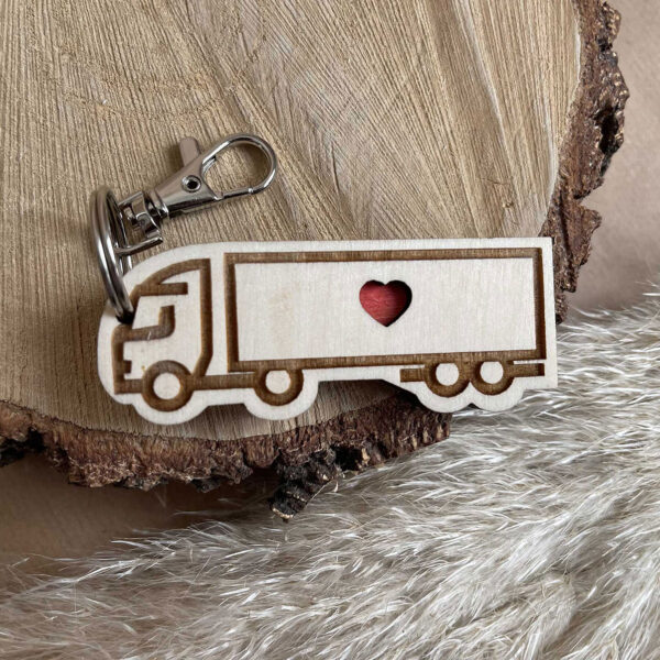 3a.jpg Brelok Ciężarówka z dowolnym napisem w tyle.