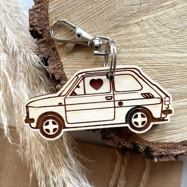 Brelok maluch z dowolnym napisem w tyle