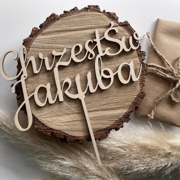 Topper na Chrzest Św