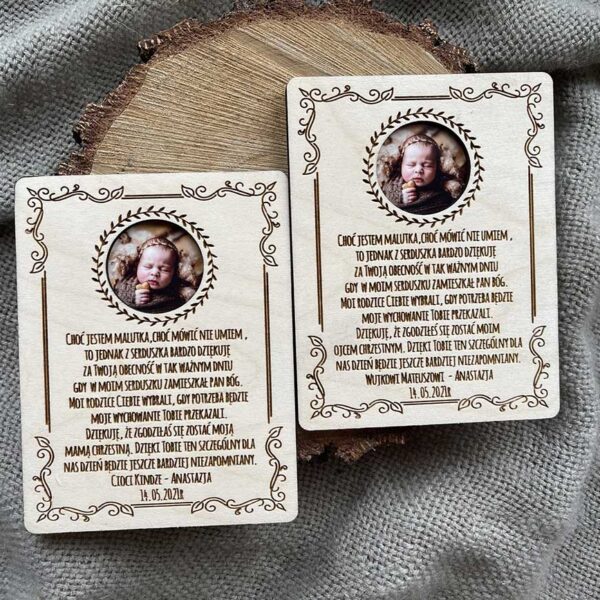 Dwie Tabliczki podziękowania