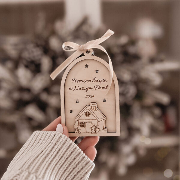 Zdjecie3-1.jpg Bombka 3D domek z dowolnym napisem